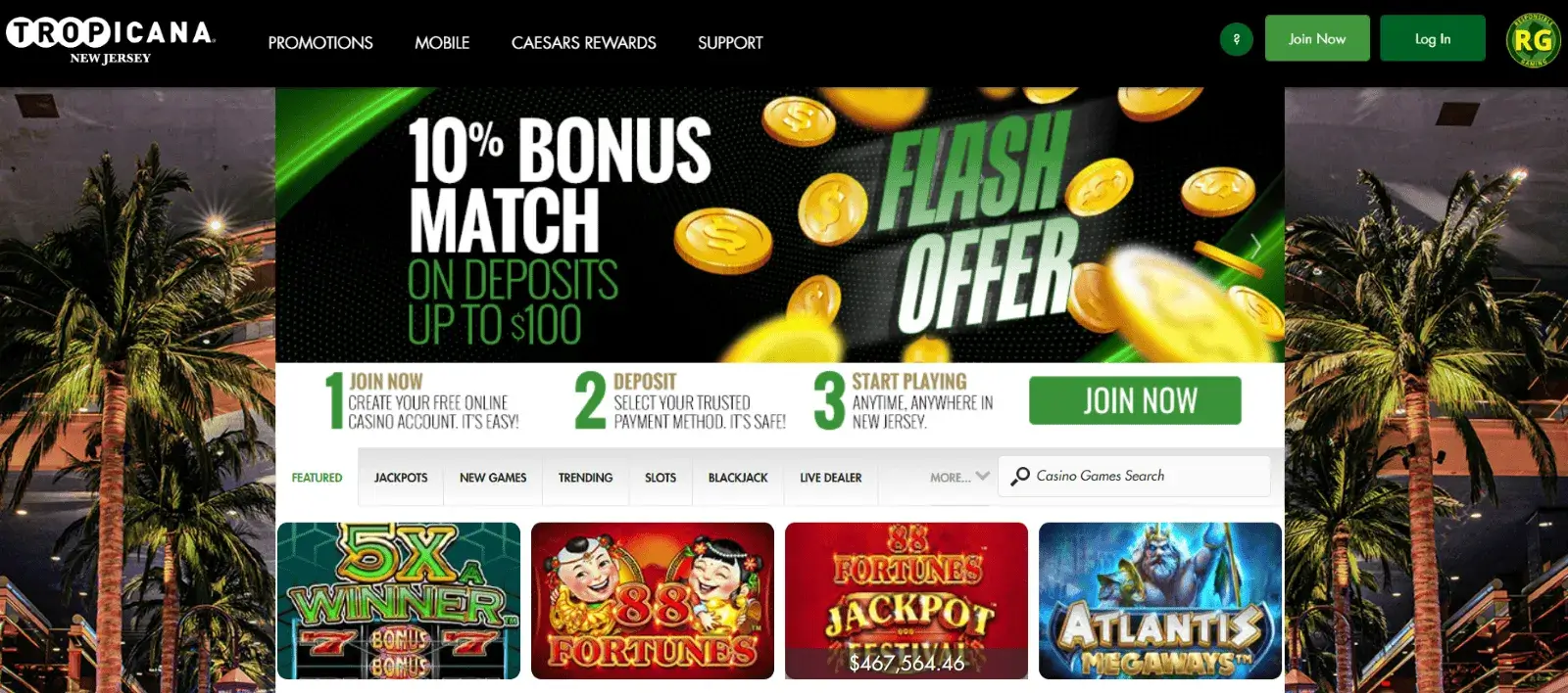 Tropicana casino UK Tropicana casino